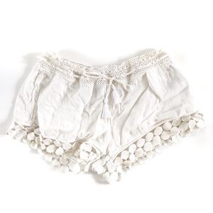 Aerie White Swimwear Cover Up Shorts